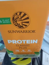 Sunwarrior, Protein Classic Plus, Plant Based, Unflavored , 1.65 lb Exp 12/29/26