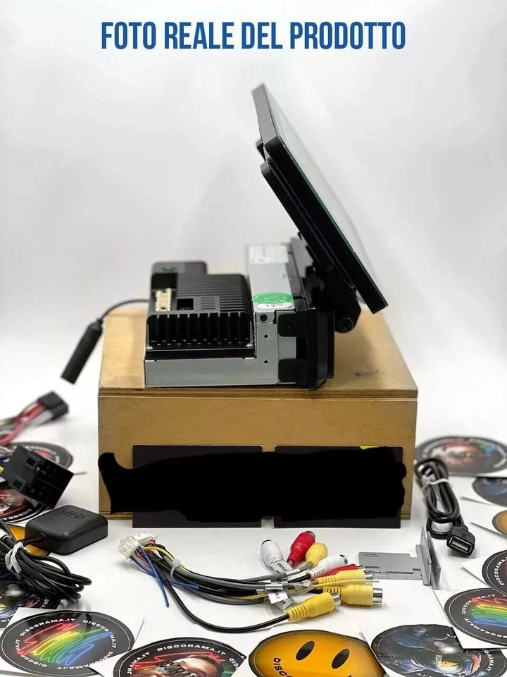 AUTORADIO ANDROID 9" POLLICI STEREO AUTO 1 DIN UNIVERSALE WIFI SCHERMO TABLET - Immagine 3 di 4