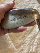 Antique A.G. Spalding Well Used Butterfly Sand Wedge Textured Head Yellow Shaft