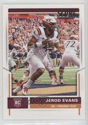 2017 Score Rookies Jerod Evans #412 1u7