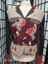 Carole Little Multi Fabric Jacket M Browns Vintage