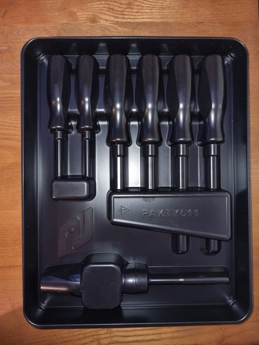 Snap On Storage Tray 7 Piece Screwdrivers Plastic Inlay Tray TRAY ONLY PAKTY511 - Picture 2 of 2