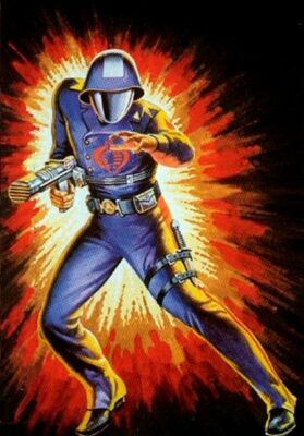 Super7 G.I. Joe Reaction+ Figures - Cobra Commander (Once a Man) Action Figure 10cm