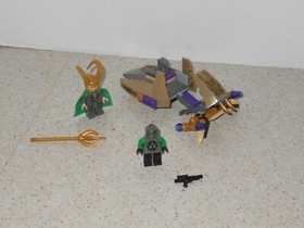 USED LEGO MARVEL SUPER HEROES QUINJET AERIAL BATTLE (6869) - 100% COMPLETE