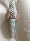 PORCELAIN CHRISTMAS BABY JESUS & MARY ICICLE TYPE ORNAMENT NEW — photo 3