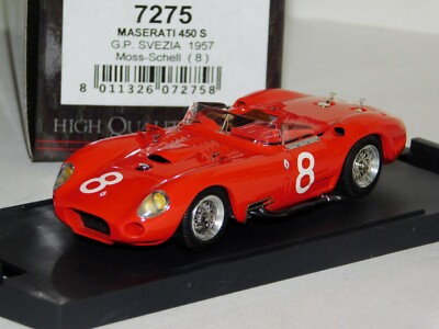 MASERATI 450 S GP SVEZIA 1957 #8 MOSS / SCHELL BANG 7275 1:43 | eBay