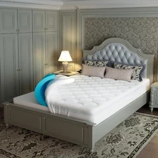 OhGeni Cooling Dual Layer King Mattress Topper, 1700G Down Alternative Pillow...