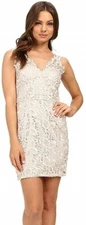 Aidan by Aidan Mattox 171668 Womens Sleeveless Cocktail Dress Champagne Size 12