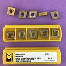 5pc KENNAMETAL CNMG 120408 UN  CNMG 432 UN Carbide Inserts; KC9315  Machinist
