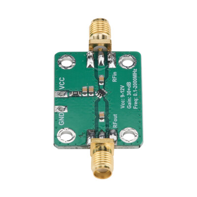 RF Wideband Amplifier Low-noise LNA Broadband Module Gain 32dB 0.1-2000MH z