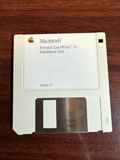 Apple Macintosh Personal LaserWriter LS Installation Disk Version 1.0 / Vintage