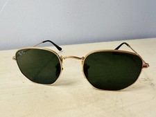 RAY-BAN Ray Ban RB3548N 001 57 Arista Hexagonal Unisex Sunglasses