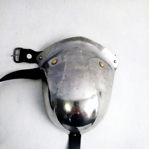 Medieval Codpiece Armor, SCA Buhurt Knights Steel Groin Protection from Ukaraine - Picture 7 of 8