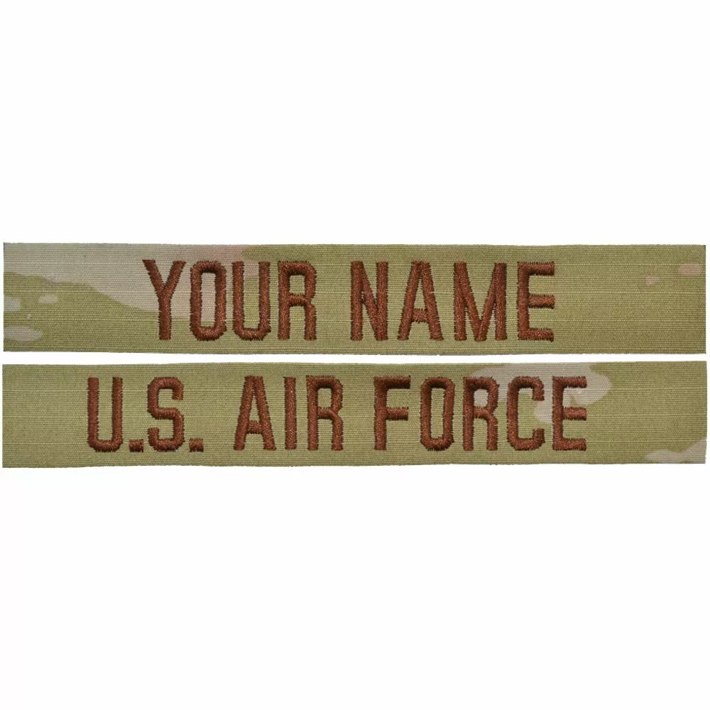 Us air force top ocp name tapes