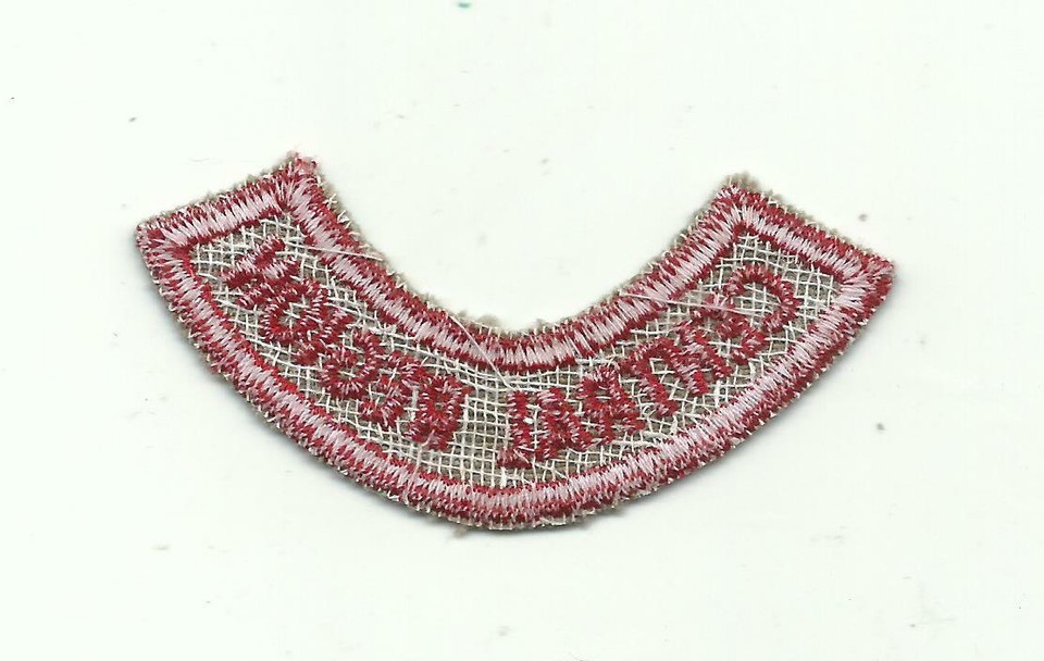 Canada Rocker Patch C SCOUT CANADA CENTRAL REGION RED CE ROCKER PATCH CANADIAN SCOUTING ...
