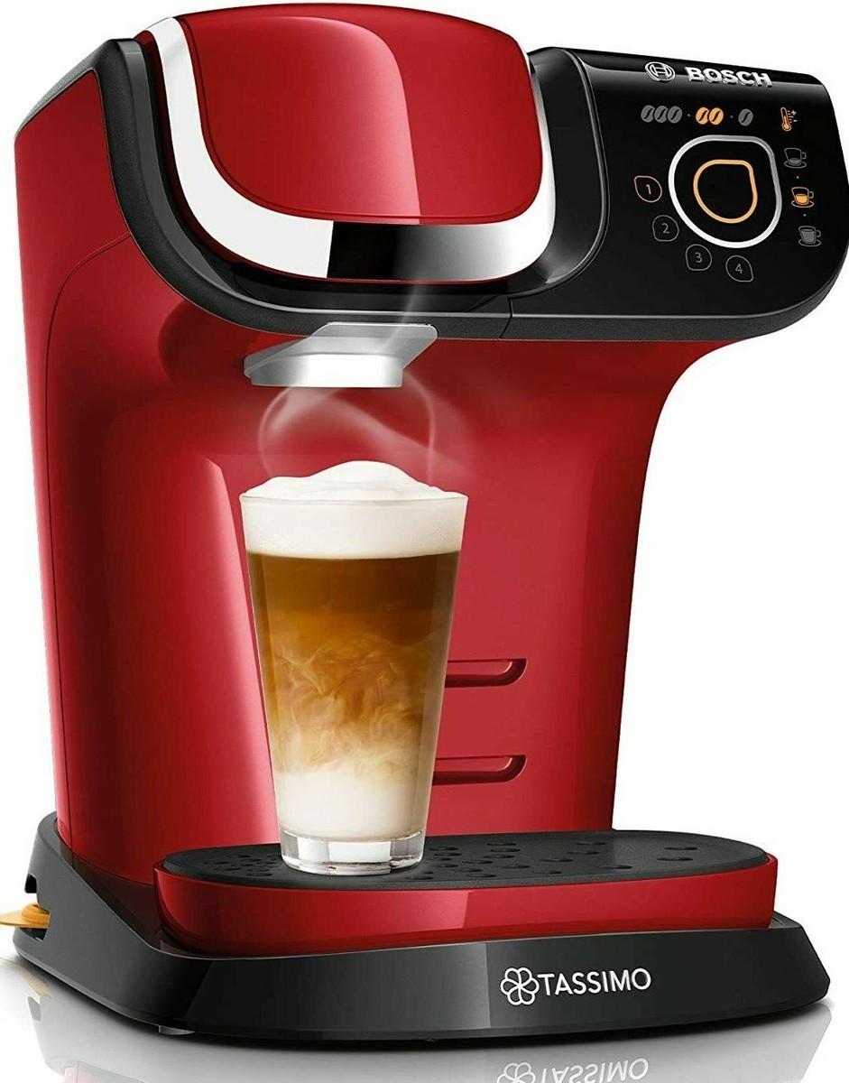 Machine à Café à Capsule Bosch Tassimo Happy TAS1002N - Rouge & Blanc (Neuve)