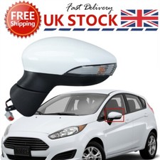For Ford Fiesta MK7 2013-2017 Left N/S White Door Wing Mirror Electric Heated UK