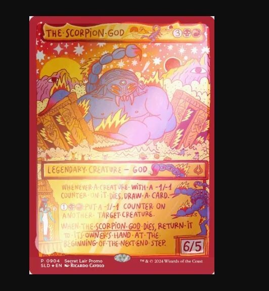 MTG The Scorpion God FOIL 0904 - Magic SLD - Foil Secret Lair