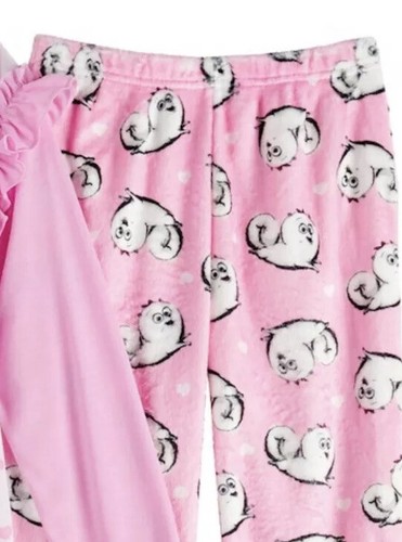 Girl’s SECRET LIFE OF PETS 2 Top & Plush Bottom Pajama Set Size 8 NWT - 第 3/4 張圖片