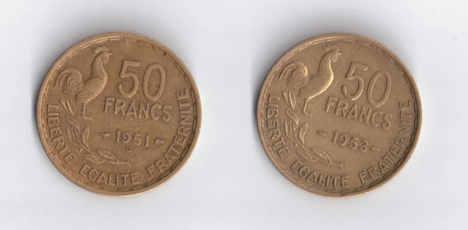 France - 1951-1953 - Pièce 50 francs Guiraud - Photo 1/1