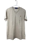 Polo Ralph Lauren Khaki Logo Custom Slim Fit Short Sleeve T-Shirt