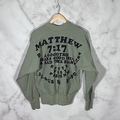 Size S - Kanye West x CPFM Olive Jesus is King 'Matthew 7:17 Size S - Kanye West x CPFM Olive Jesus is King 'Matthew 7:17
