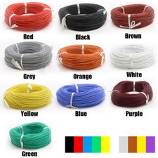 Flexible Silicone Wire Cable 2AWG to 30AWG - All Colours and Sizes 0.08mm wire