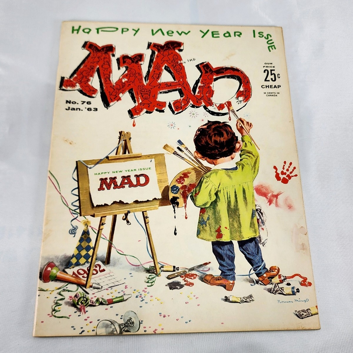 MAD Magazine #76 January 1963 Happy New Year Issue Norman Mingo
