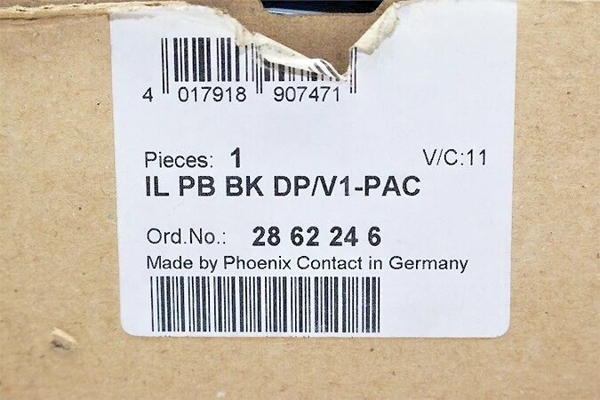 1PC NEW Phoenix Contact IL PB BK DP/V1-PAC Bus Coupler 2862246