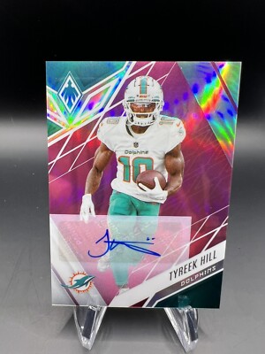 TYREEK HILL タイリーク ヒル 直書きサインカード AUTO NFL 【公式通販】
