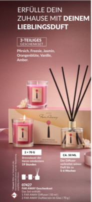 Avon FAR AWAY Geschenk Set Neu Wohnen Zimmer Zerstäuber Duft Neu
