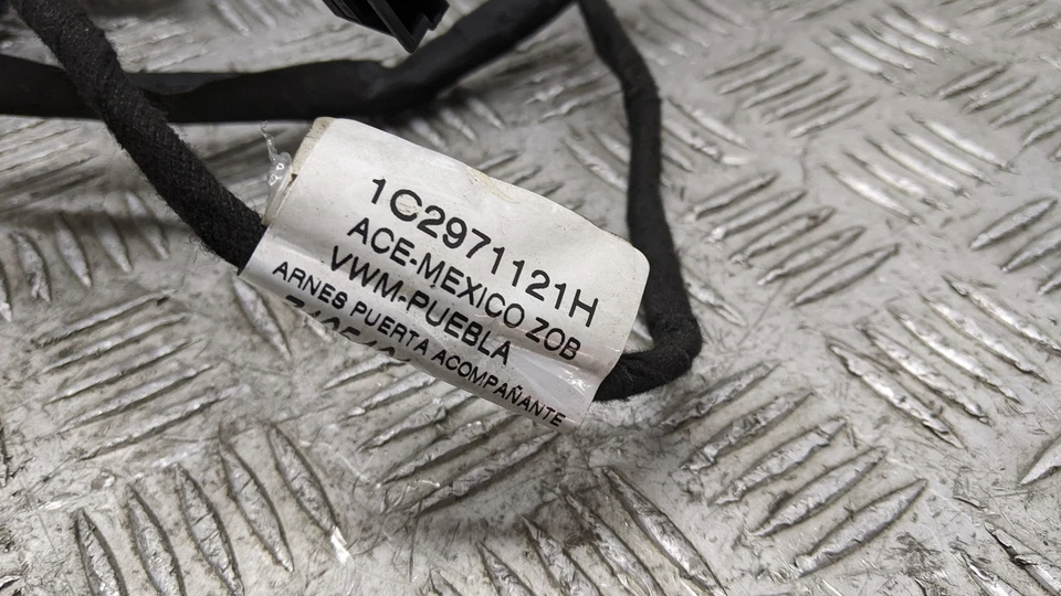 TELAR CABLEADO PUERTA VOLKSWAGEN BEETLE 8V 2001 (LADO PASAJERO DELANTERO) 1J1959802D Foto 4 de 4