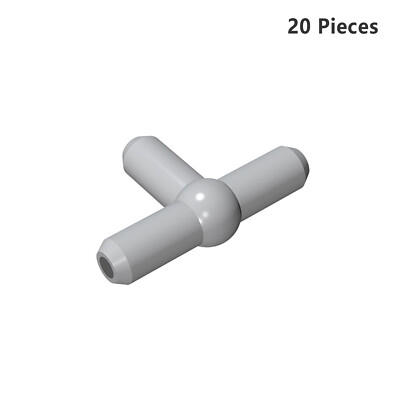 ZITIANYOUBUILD 4697 Pneumatic T-Piece (T Bar) Light Gray Bricks 100% Compatible