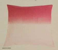 Surya Dip Dyed Bohemian Blues Collection Euro Sham Ombre 26x26 new