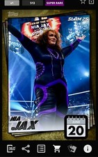 TOPPS WWE SLAM DIGITAL CARD 2025 FREE PACK FRIDAY GOLD JUNE 20 NIA JAX