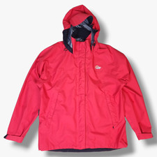 Lowe Alpine Jacket Coat Large L Womens Red Outdoor Gore-tex Waterproof Rain