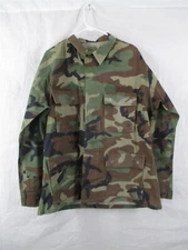 BDU Shirt/Coat Large Regular Cold Weather Winter Weight Woodland USGI Army