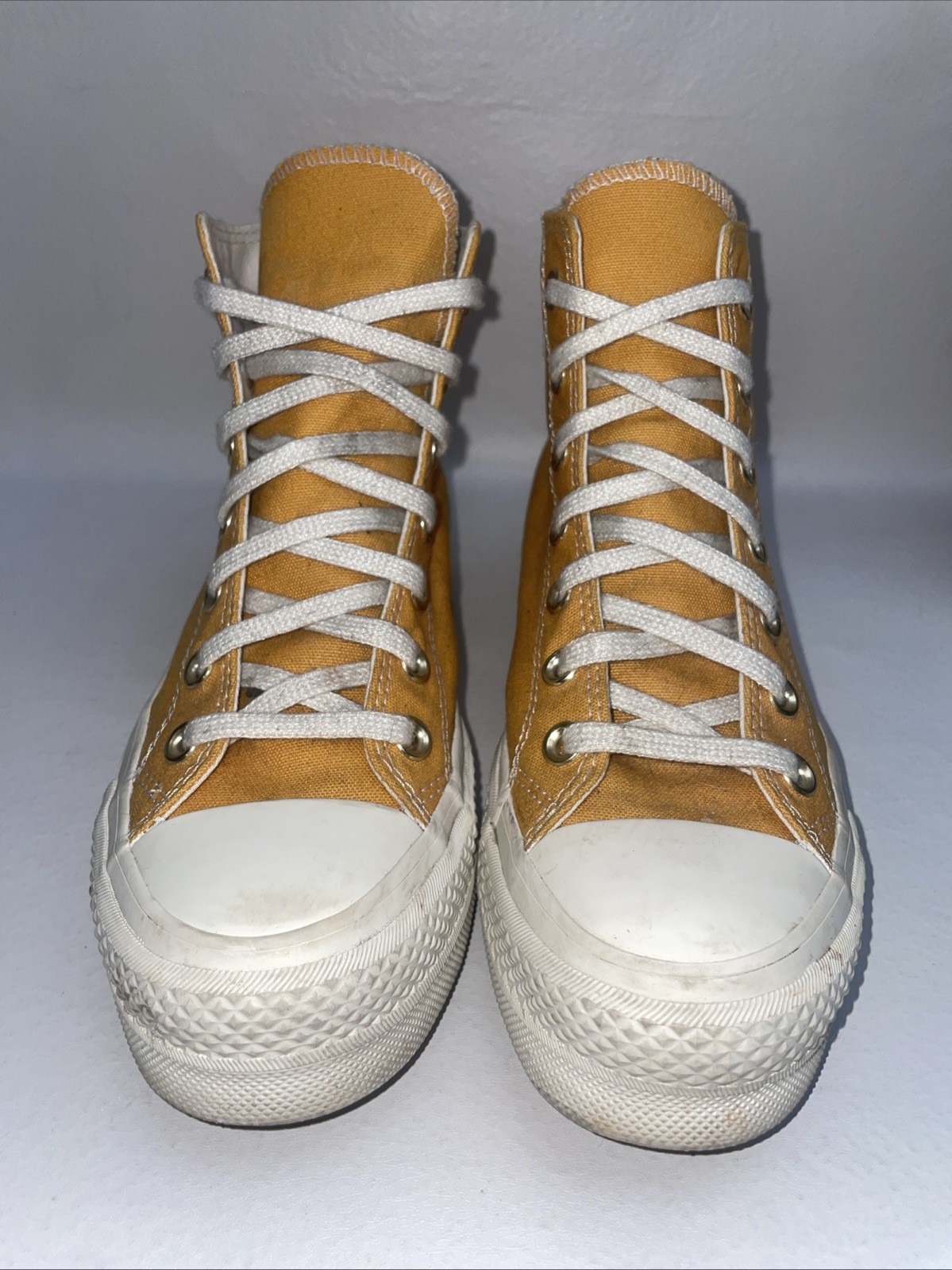 Converse All Star Elevated Gold Platform High Top… - image 4