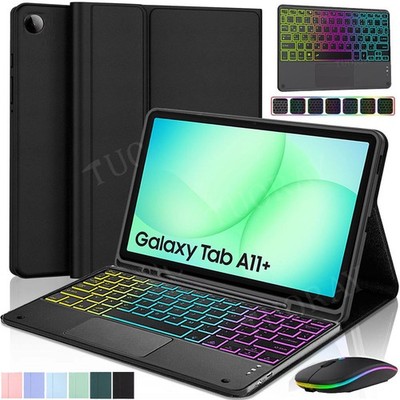 RGB Touchpad Tastatur Hülle Maus Für Samsung Galaxy Tab A11+ 11'' X310 X315 X236