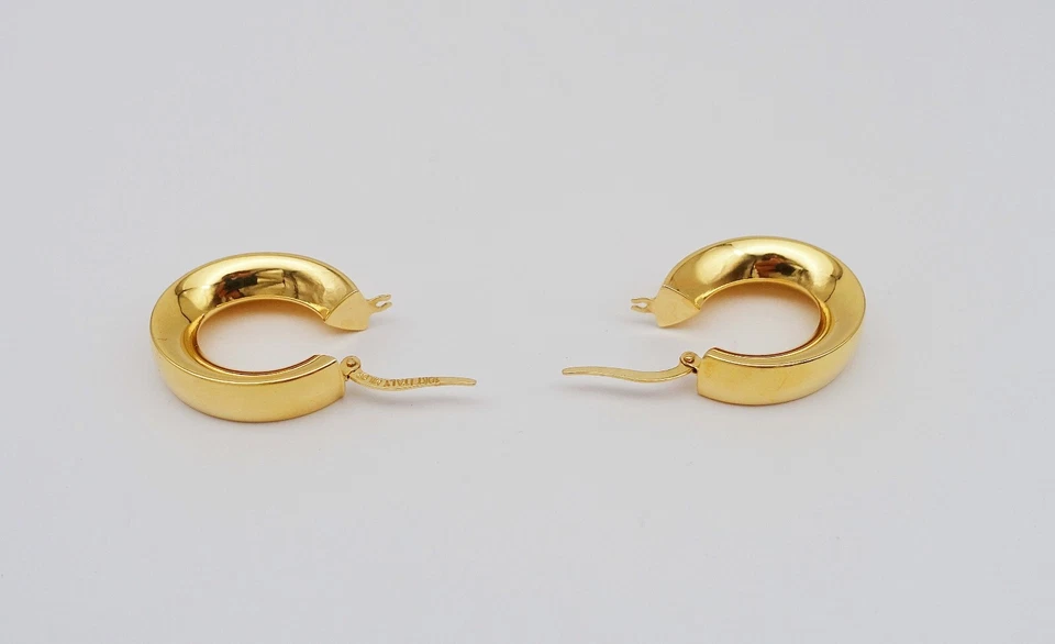 Ovale wunderschöne Creolen in 18 Kt/750 Gelbgold! - Bild 4 von 4
