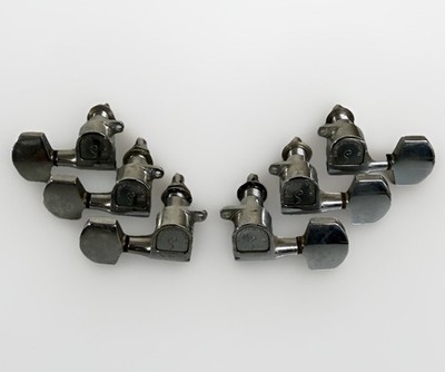 Vintage Schaller M6 3x3 70-80 s Tuners deep Made in W. Germany Chrome w/ Screws