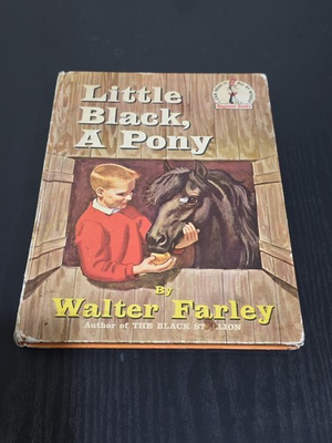 #ad Little Black A Pony Walter Farley Dr. Seuss Beginner 1961 Hardcover Book Club $12.71