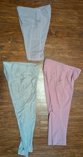 Lot of 3 Pants Lululemon Sz 10 Leggings Crop Victoria Secret Side packets