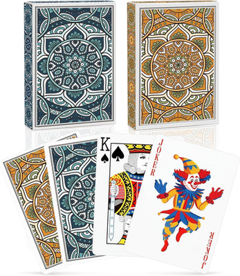 2 Stück Spielkarten Standard Spielkarten Designer Profi Pokerkarten Kartendeck S