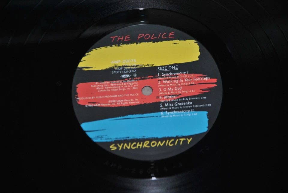 THE POLICE - SYNCHRONICITY - AM REC AMP-28075 1983 - LP JAPAN NM OBI 1A EDIZIONE - Image 2 of 2