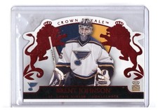 Brent Johnson 2002-03 Crown Royale Red Parallel Card #81