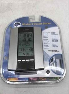 La Crosse Technology Silver Black LCD Display Wireless Forecast Weather Station