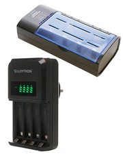 Lloytron Home Battery Charger AA/AAA Intelligent Fast Charge