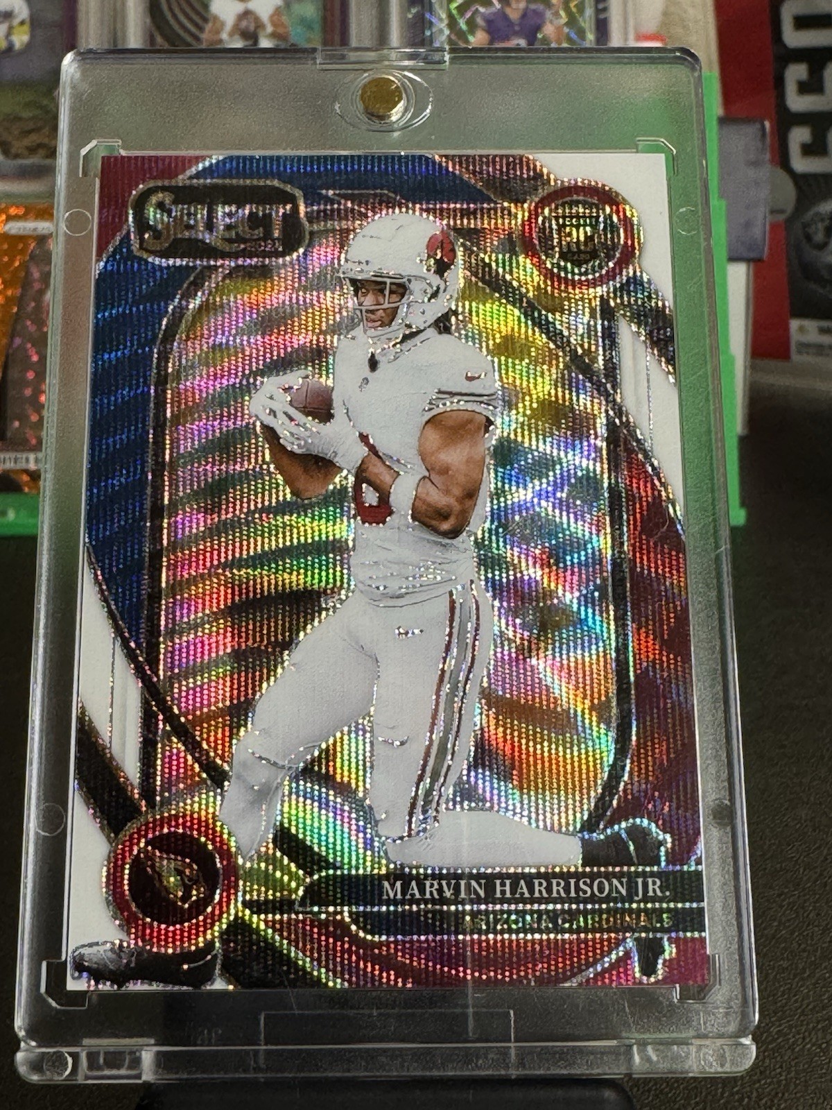 2024 Panini Select Club Level Marvin Harrison Jr. #219 Tri-Color Prizm /149 (RC)