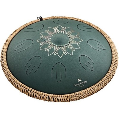 Meinl Sonic Energy Steel Tongue Drum 16'' Fis Moll 432 Hz 9 Töne dunkelgrün | Neu
